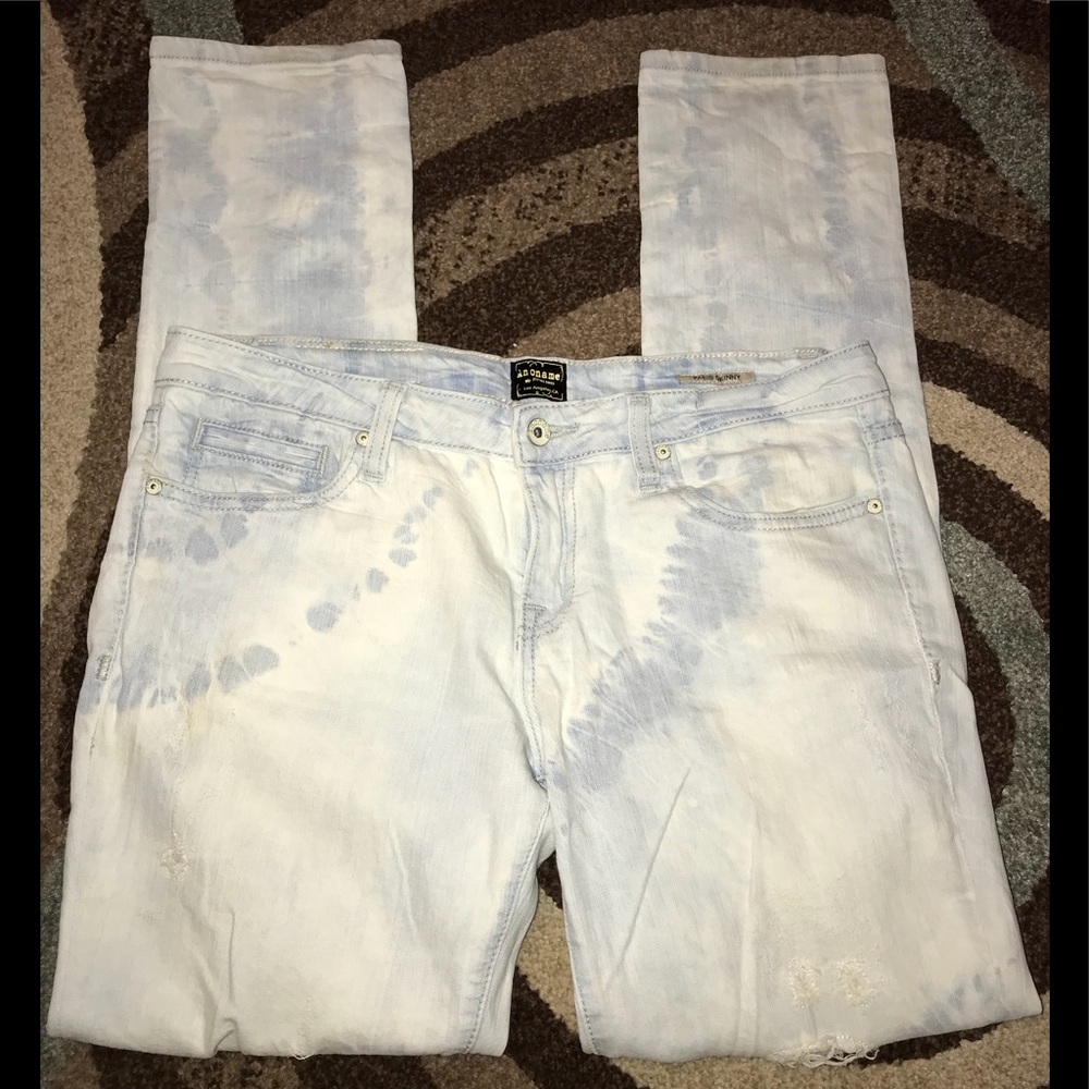 Anoname Paris Skinny Distressed Jeans